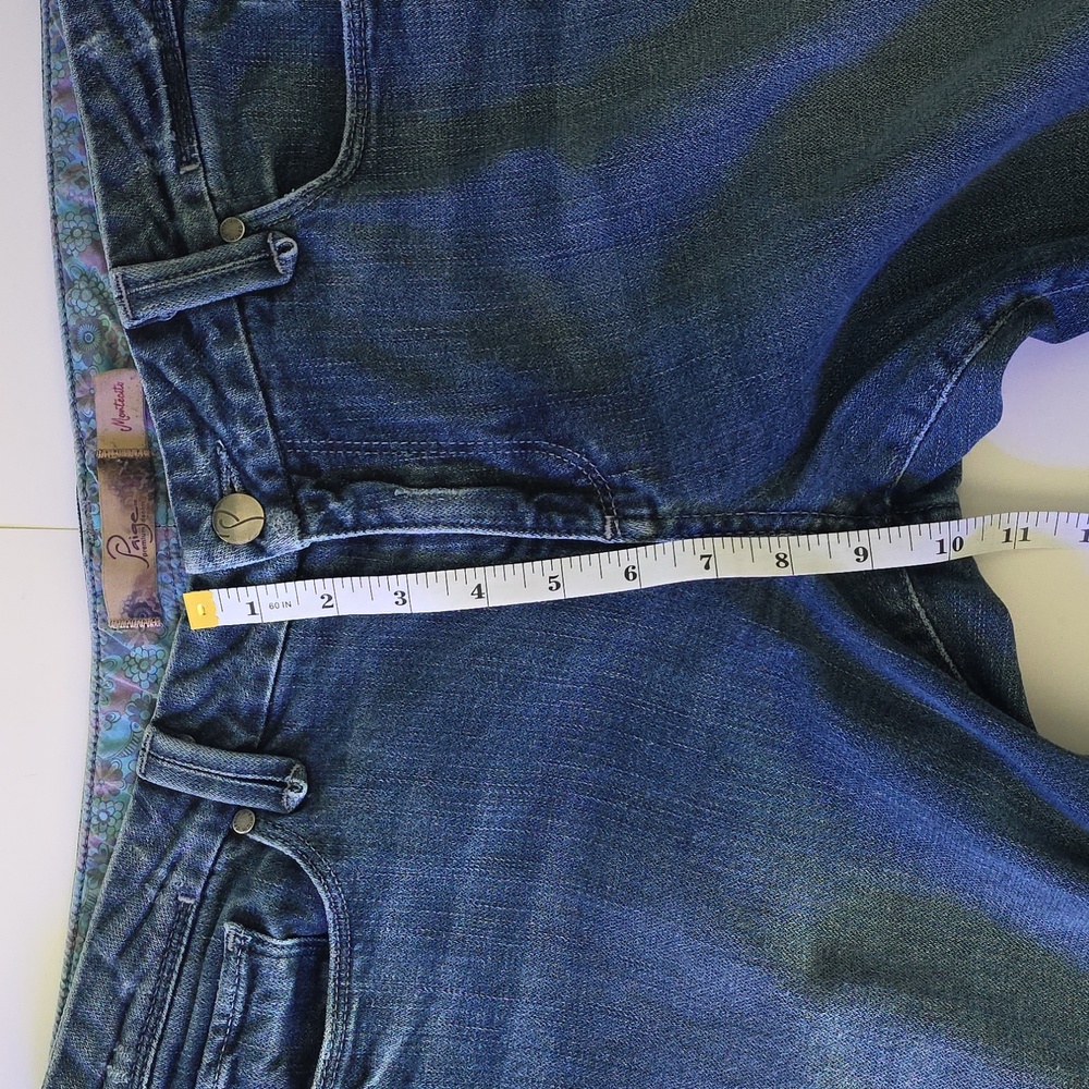 PAIGE Montecito Flare & Wide Leg Jeans Size 32 - Picture 7 of 8